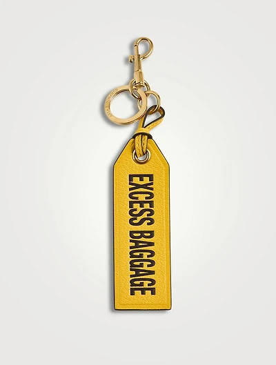 Excess Baggage Leather Bag Charm