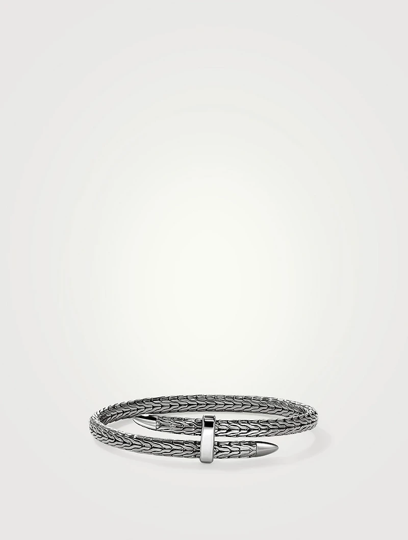 Spear Sterling Silver Flex Cuff Bracelet