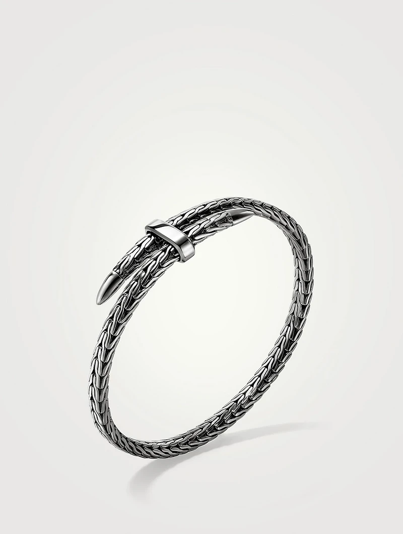 Spear Sterling Silver Flex Cuff Bracelet