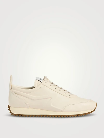 Retro Runner Leather Sneakers