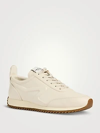 Retro Runner Leather Sneakers