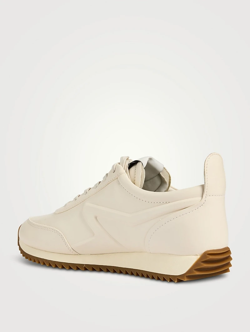 Retro Runner Leather Sneakers