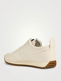 Retro Runner Leather Sneakers