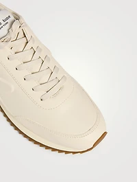 Retro Runner Leather Sneakers