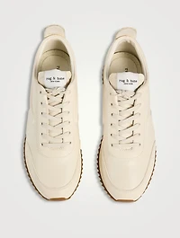 Retro Runner Leather Sneakers