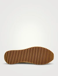 Retro Runner Leather Sneakers