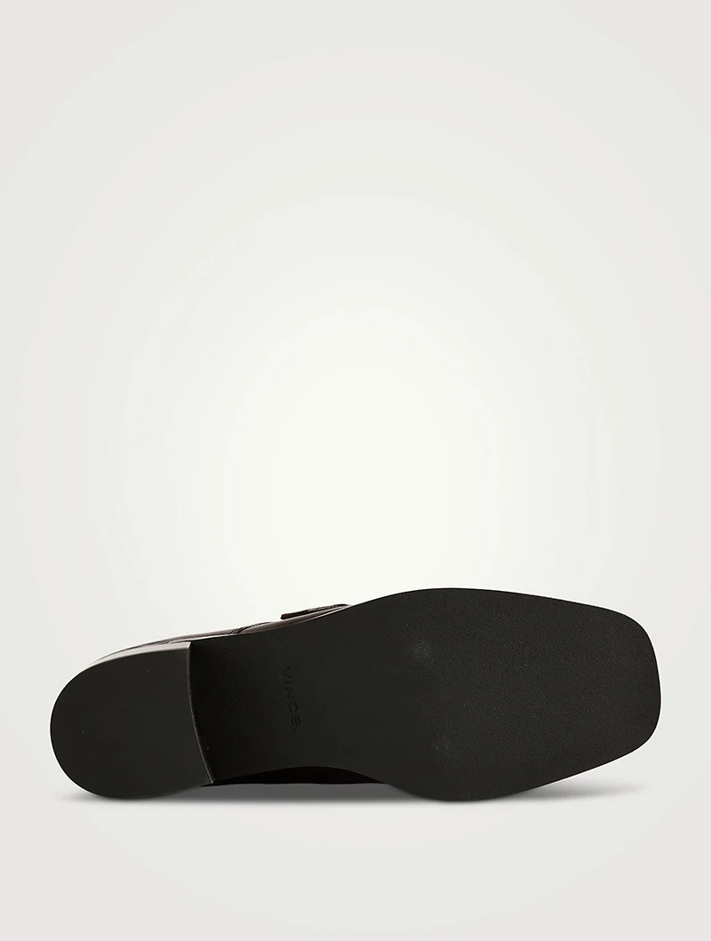 Lennox Leather Monk-Strap Loafers