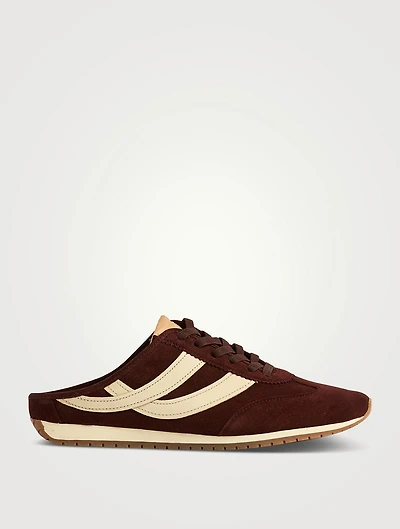 Oasis Suede Sneaker Mules
