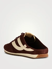 Oasis Suede Sneaker Mules