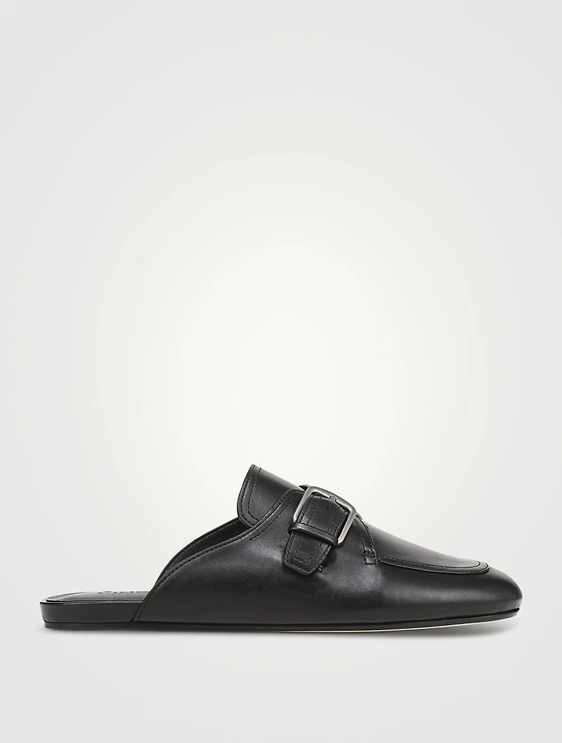 Minetta Leather Loafer Mules
