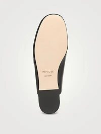Minetta Leather Loafer Mules