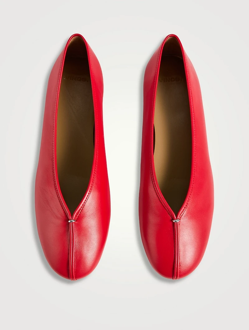 Ori Leather Ballet Flats