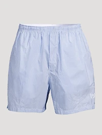 Boxer Swim Shorts Striped Print