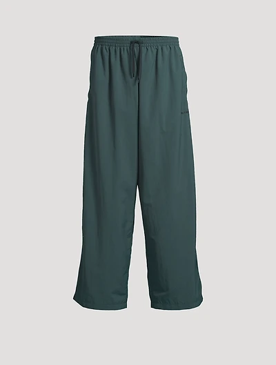 Wide-Leg Track Pants