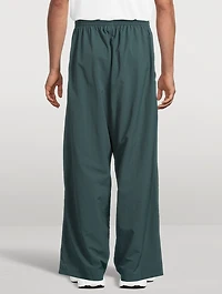 Wide-Leg Track Pants