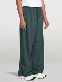 Wide-Leg Track Pants