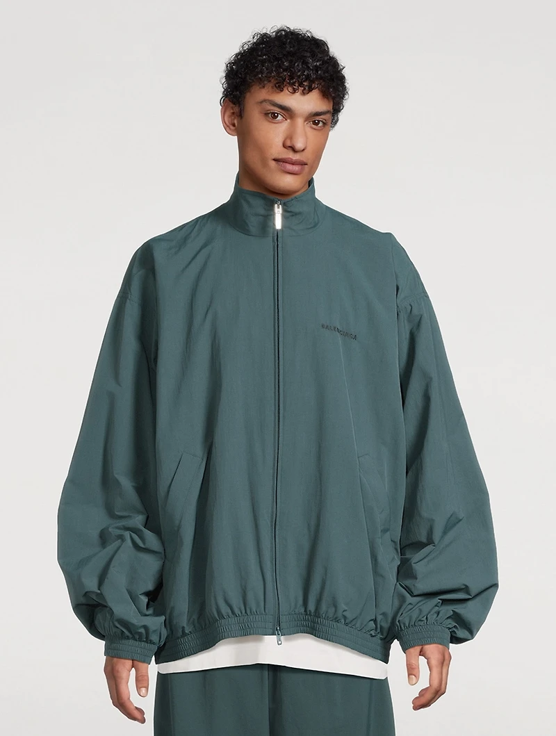 Micro Canvas Tracksuit Jacket