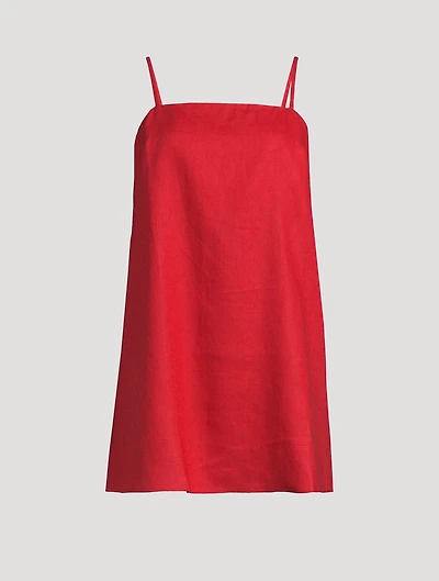 Aubree Linen Shift Dress