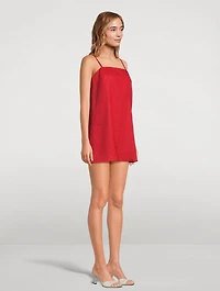 Aubree Linen Shift Dress