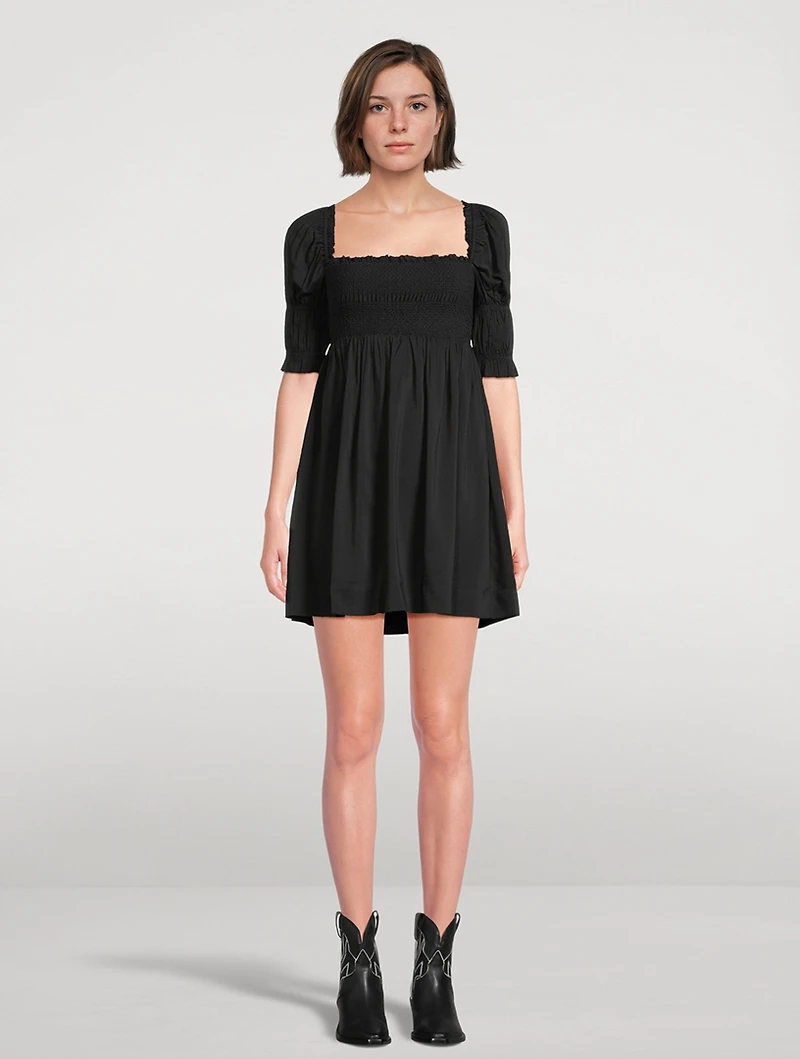 Dione Smocked Mini Dress