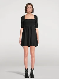 Dione Smocked Mini Dress