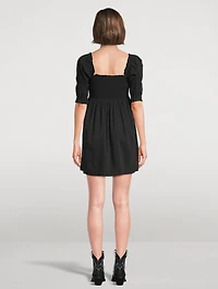 Dione Smocked Mini Dress