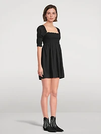 Dione Smocked Mini Dress
