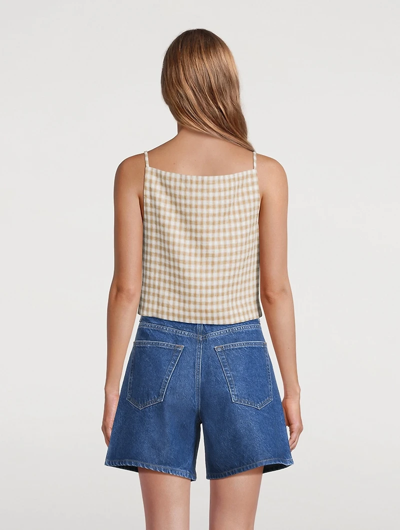 Kerri Cami Gingham Print