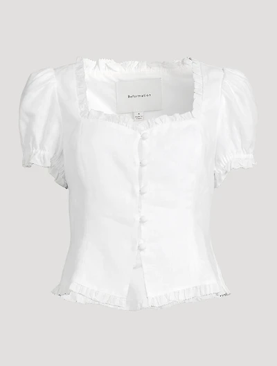 Rosemary Linen Blouse