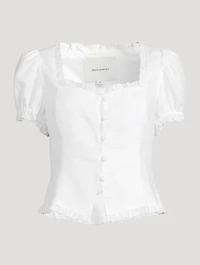 Rosemary Linen Blouse