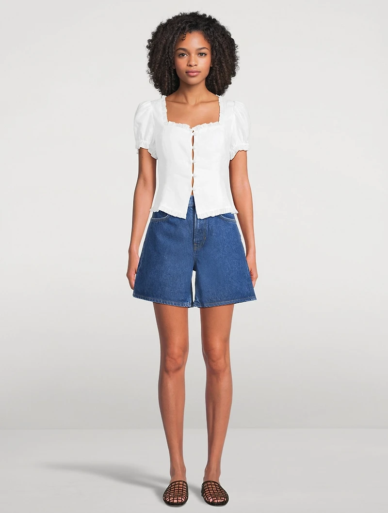 Rosemary Linen Blouse