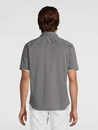 Irving Structure Knit Short-Sleeve Shirt