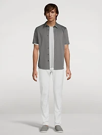 Irving Structure Knit Short-Sleeve Shirt