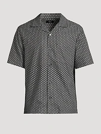 Noll Cotton Shirt Geometric Print