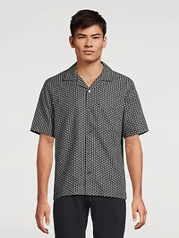 Noll Cotton Shirt Geometric Print