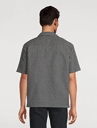 Noll Cotton Shirt Geometric Print