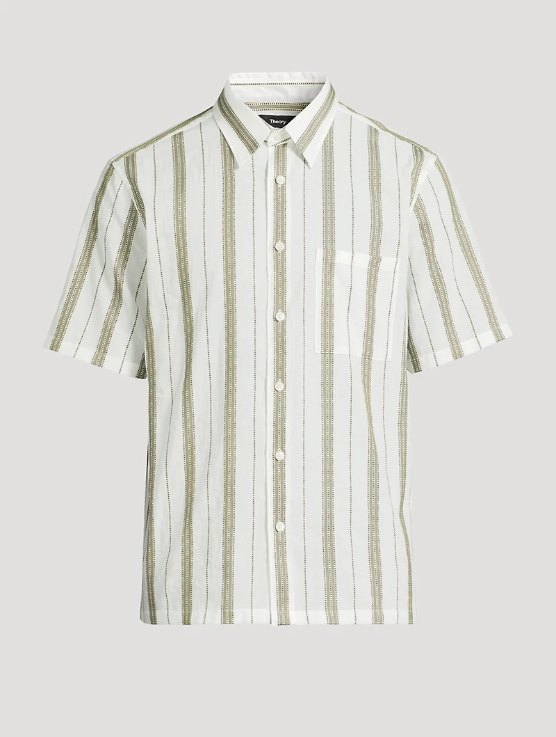 Noll Short-Sleeve Shirt Striped Print