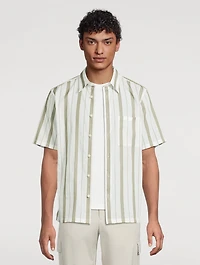 Noll Short-Sleeve Shirt Striped Print