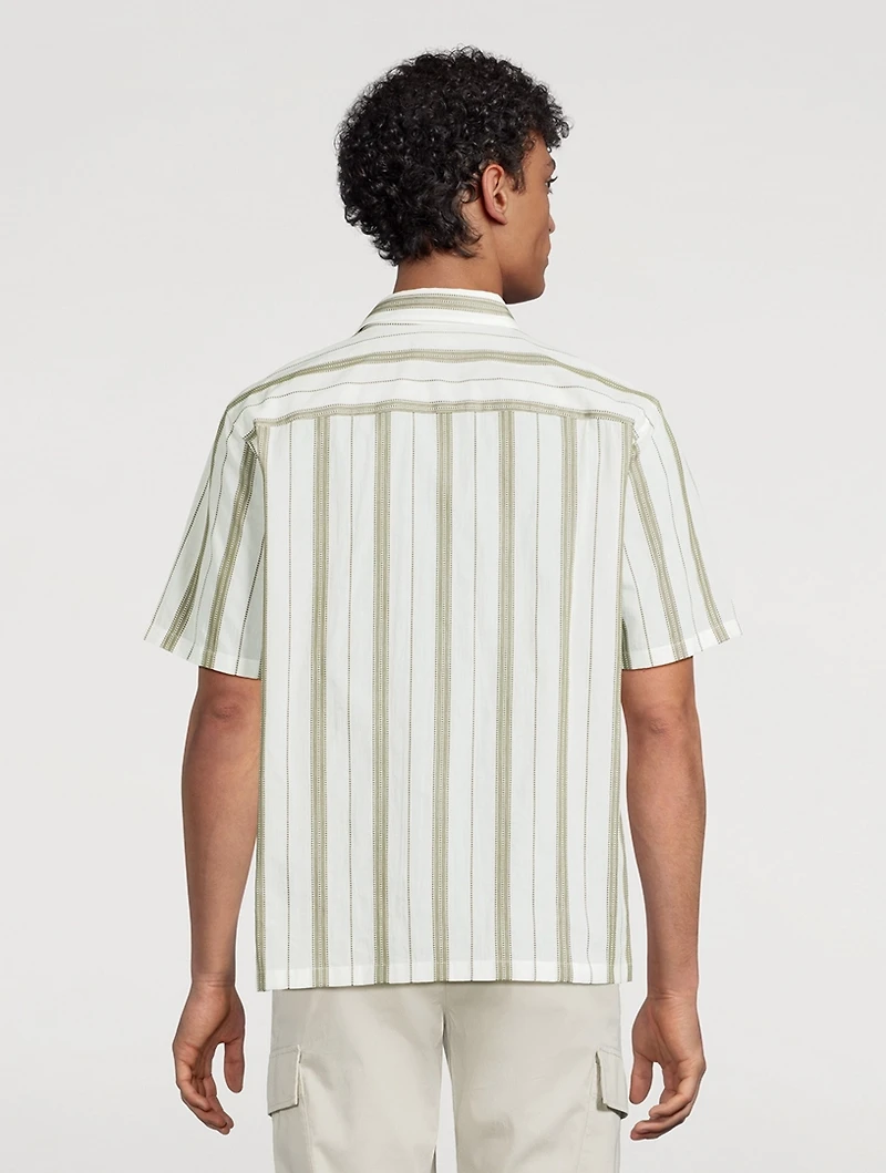 Noll Short-Sleeve Shirt Striped Print