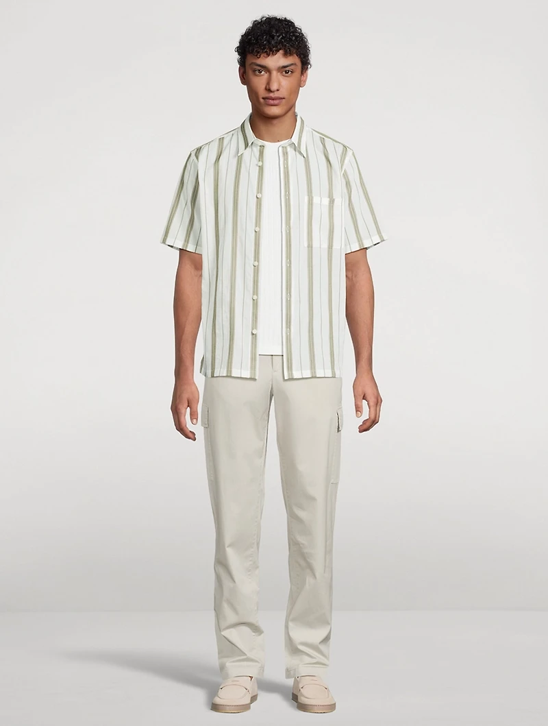 Noll Short-Sleeve Shirt Striped Print