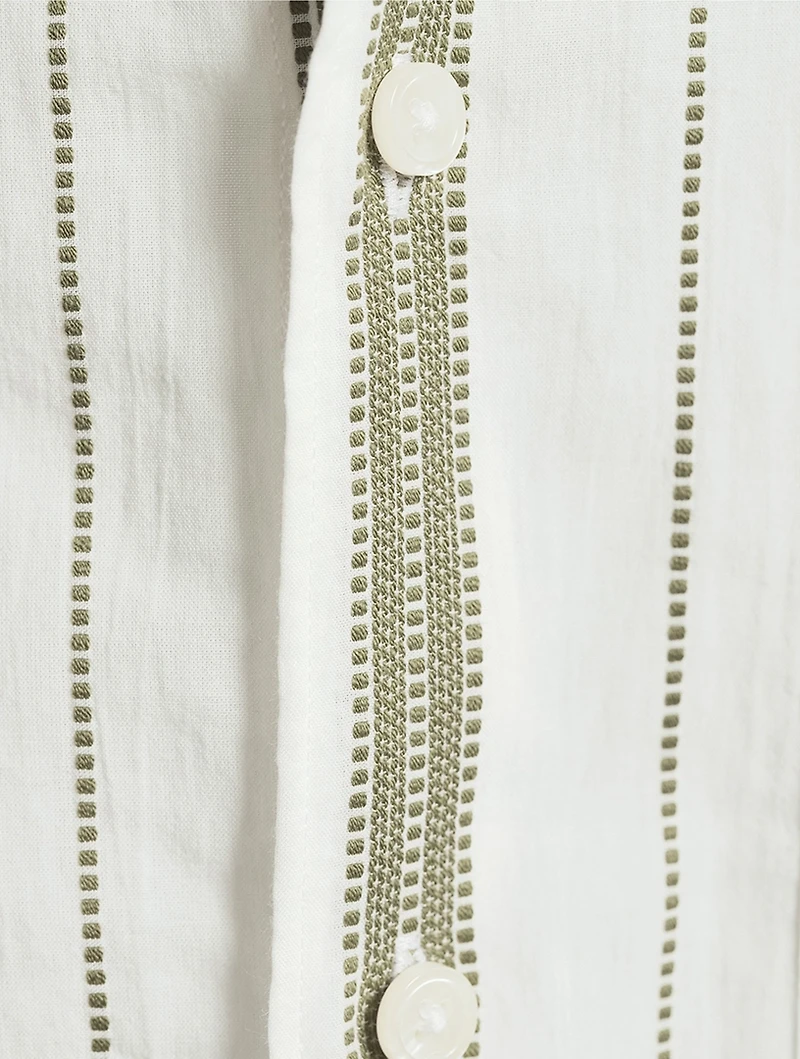 Noll Short-Sleeve Shirt Striped Print