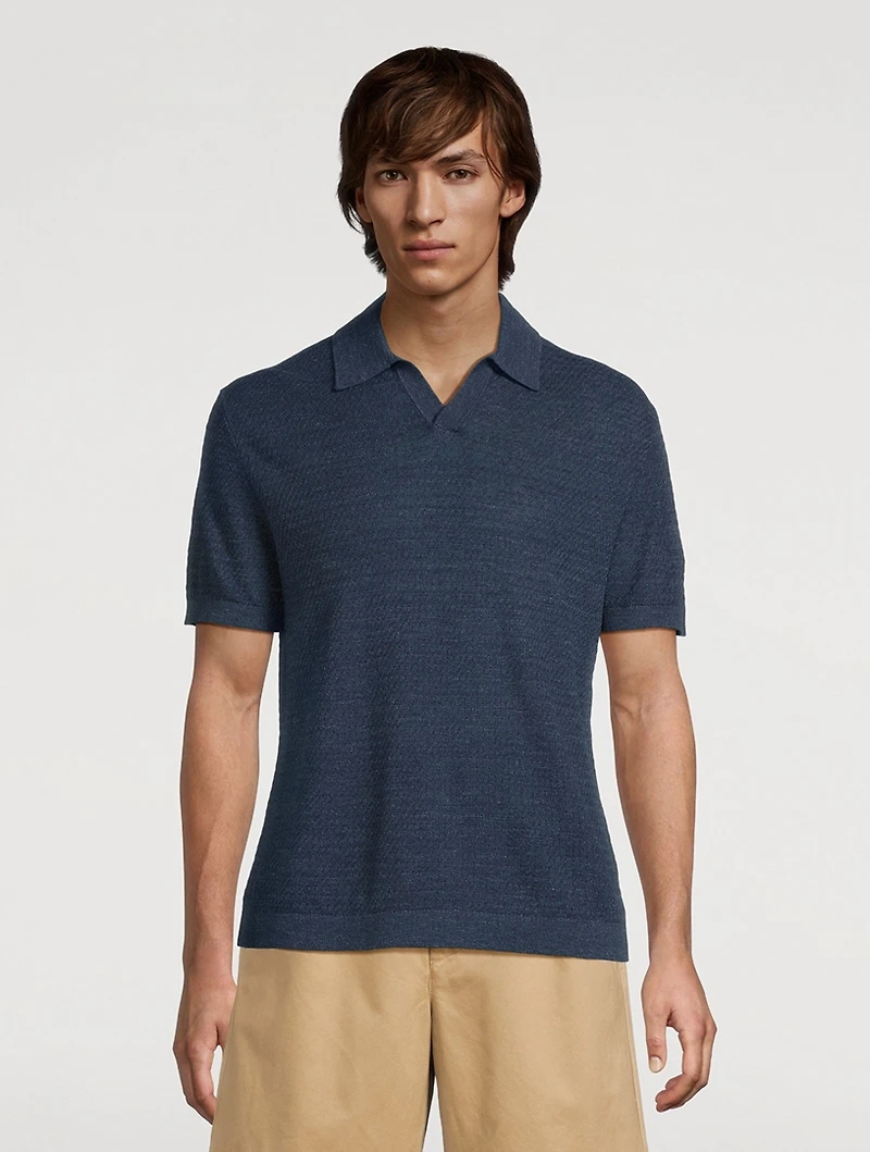 Brenan Pacific Linen Polo Shirt