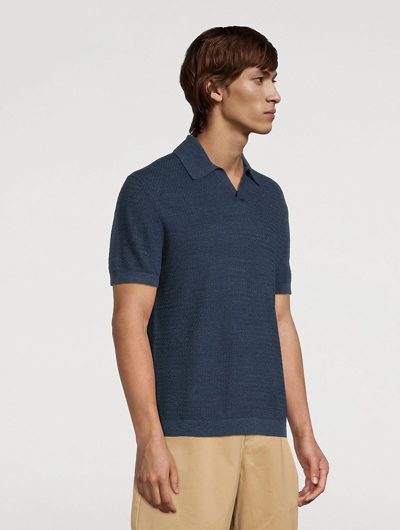 Brenan Pacific Linen Polo Shirt