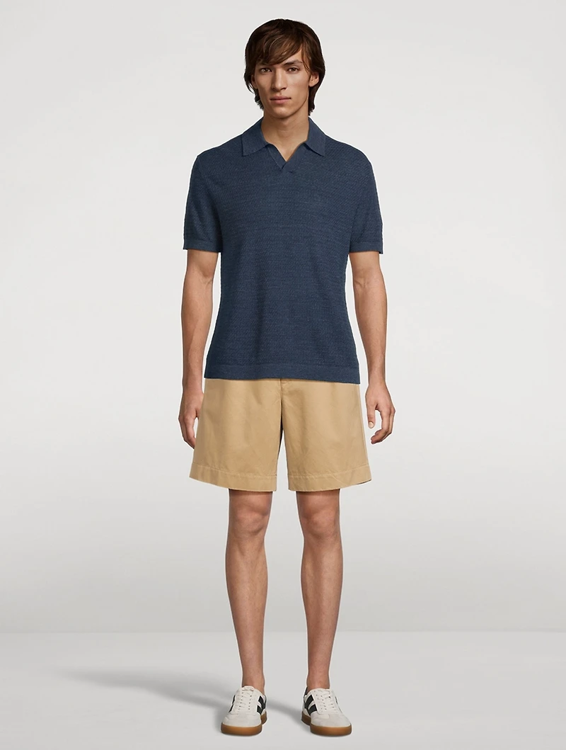 Brenan Pacific Linen Polo Shirt