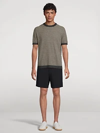 Pacific Linen T-Shirt Striped Print