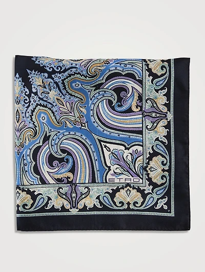 Patterned Silk Pocket Square