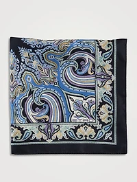 Patterned Silk Pocket Square
