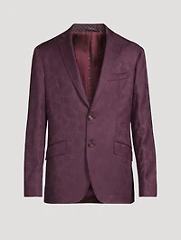 Wool Paisley Jacquard Jacket