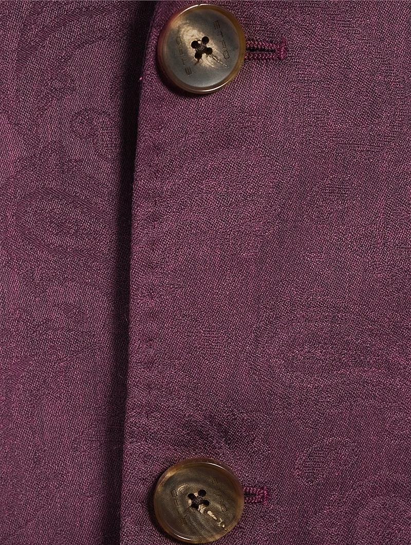 Wool Paisley Jacquard Jacket