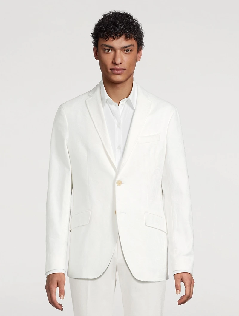Roma Cotton Jacquard Jacket